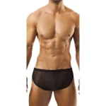 Men's Solid Power Net Brief (ML-07091) – Lightweight Everyday and Formal Wear