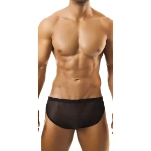 Men's Solid Power Net Brief (ML-07091) – Lightweight Everyday and Formal Wear